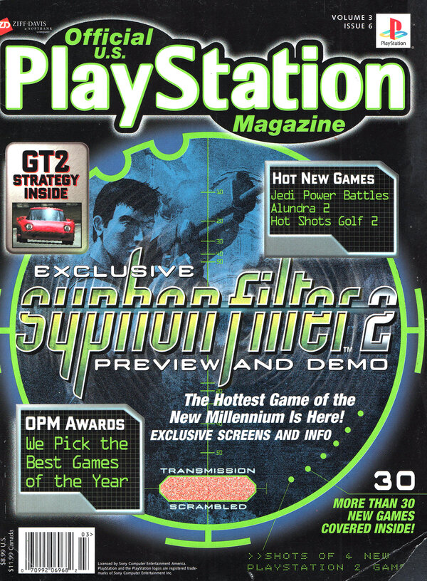 Official U.S. PlayStation Magazine Issue 030 (March 2000) cover